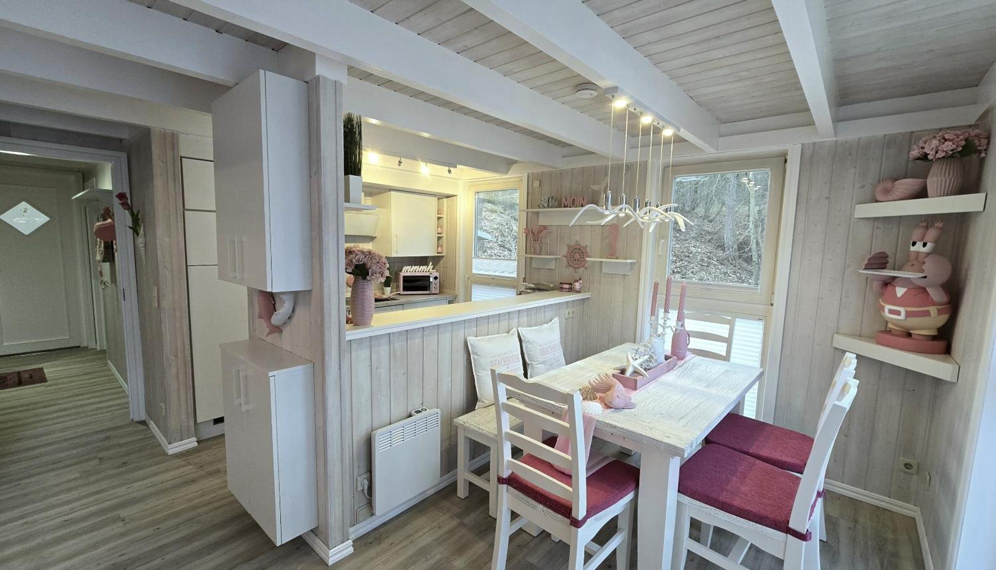 Pink Und Meer - Meerblick, Sauna, Kamin & Whirlpool 바베 외부 사진