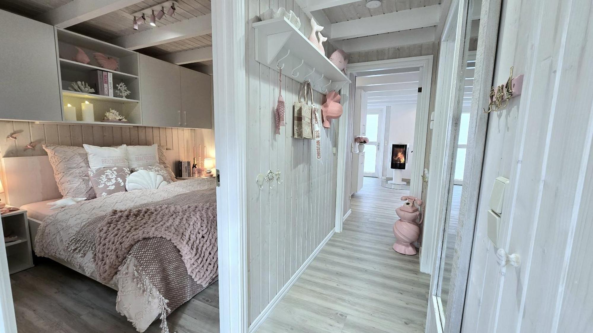 Pink Und Meer - Meerblick, Sauna, Kamin & Whirlpool 바베 외부 사진