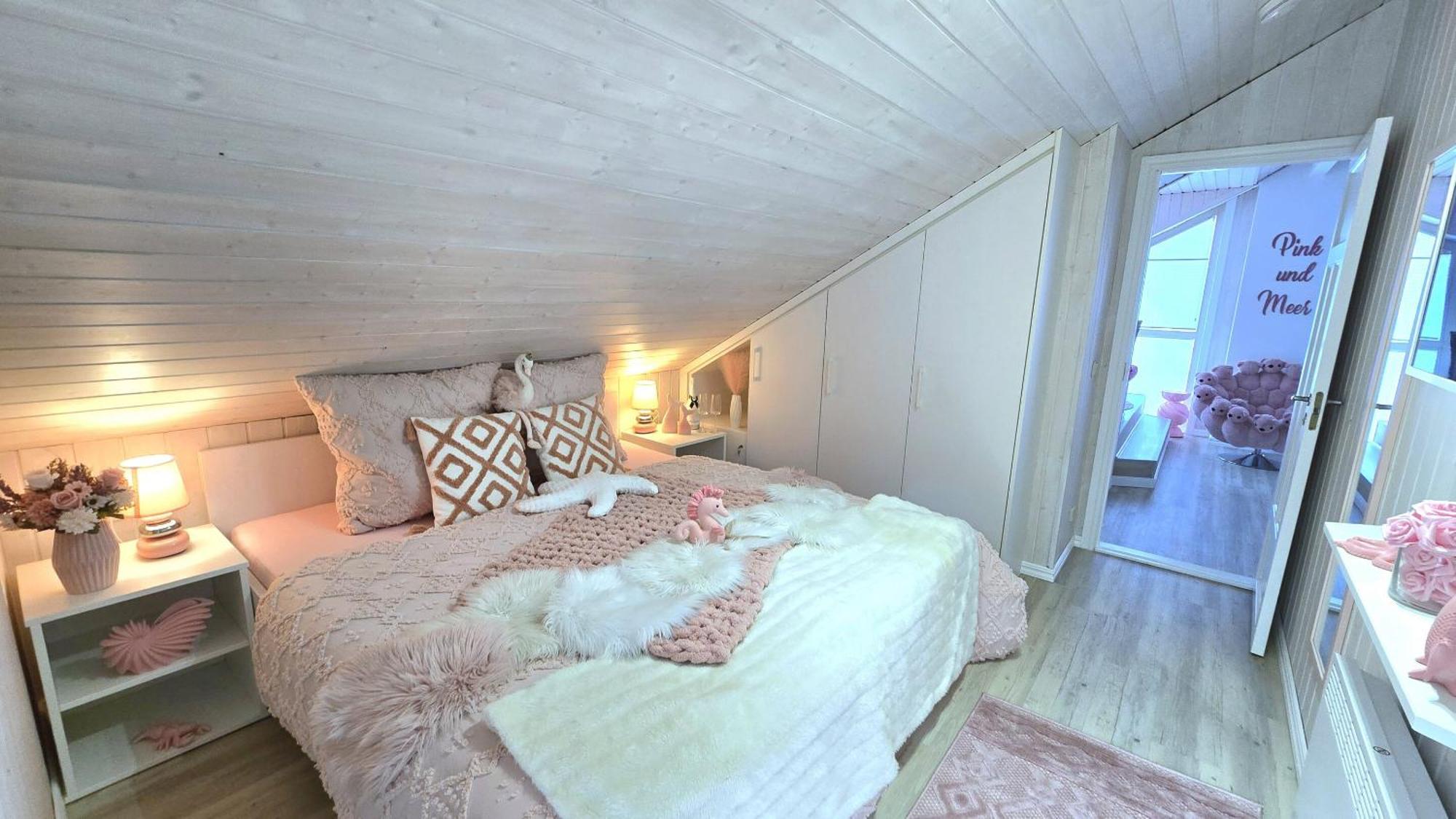 Pink Und Meer - Meerblick, Sauna, Kamin & Whirlpool 바베 외부 사진