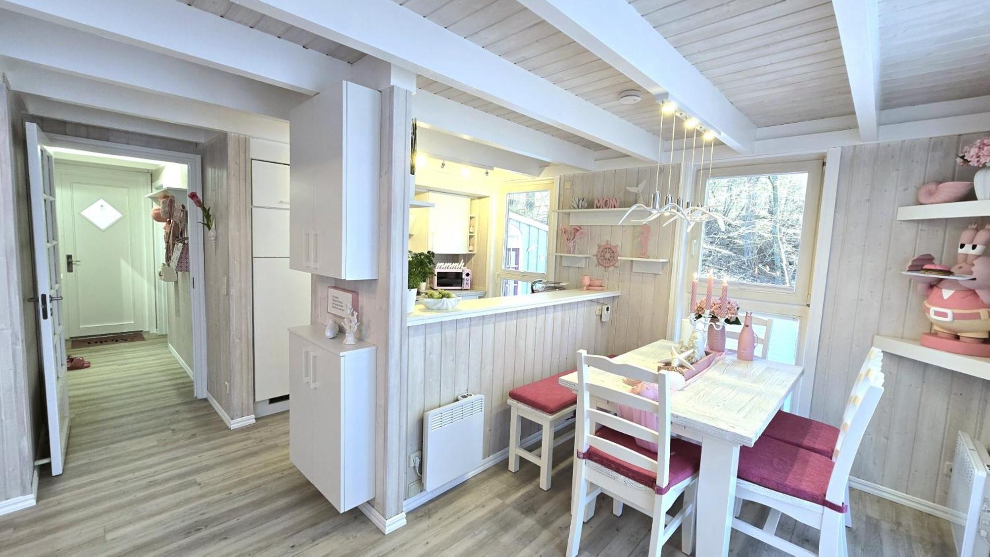 Pink Und Meer - Meerblick, Sauna, Kamin & Whirlpool 바베 외부 사진