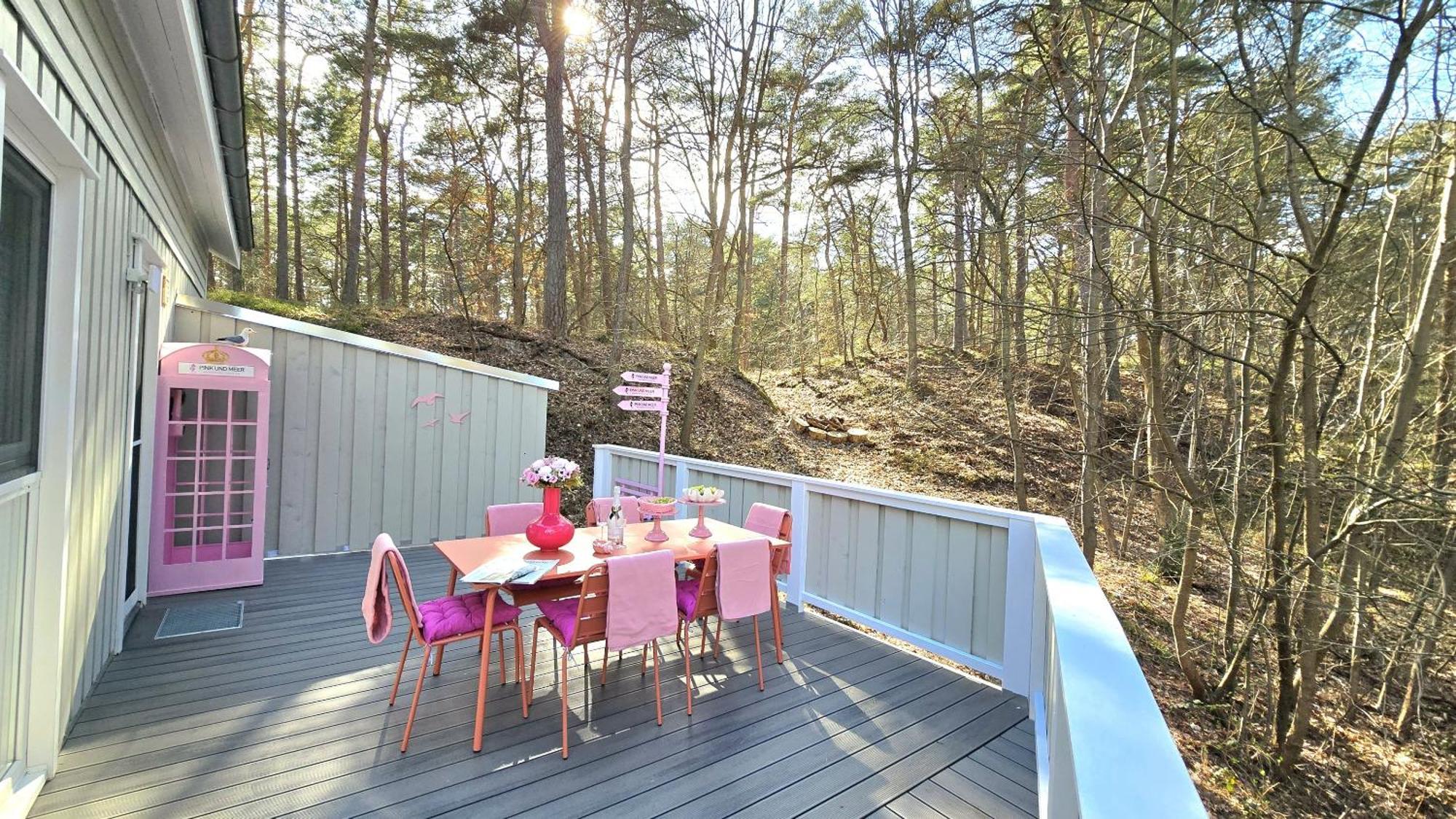 Pink Und Meer - Meerblick, Sauna, Kamin & Whirlpool 바베 외부 사진